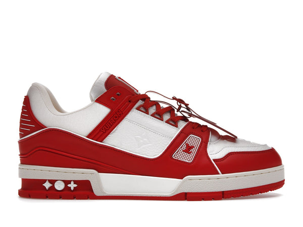 Baskets Louis Vuitton Rouge Blanc