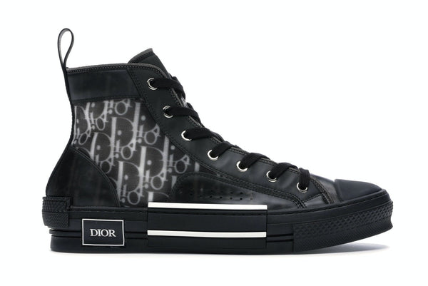 Dior B23 High Top Canvas Oblique Noir