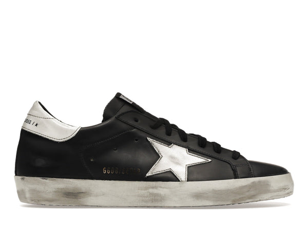 Golden Goose Super-Star Cuir Noir Blanc 