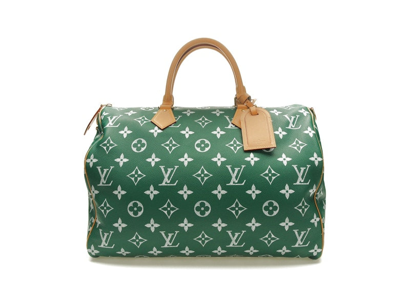 Louis Vuitton Speedy P9 Bandoulière 50 Monogramm Leder Grün