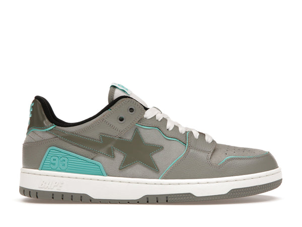 Un singe baignant Bape SK8 Sta Gris Turquoise 