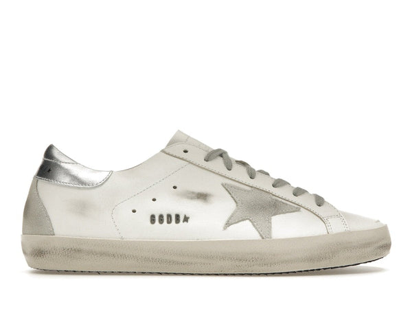 Golden Goose Super-Star Blanc Argent 