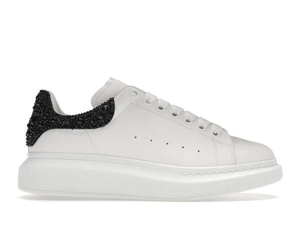 Alexander McQueen Übergroße weiße schwarze Kristalle
