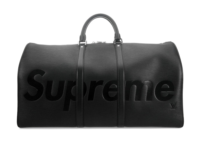 Louis Vuitton x Supreme Keepall Bandouliere Epi 55 Noir 