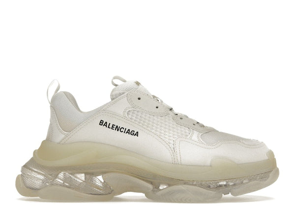 Balenciaga Triple S à semelle transparente blanche