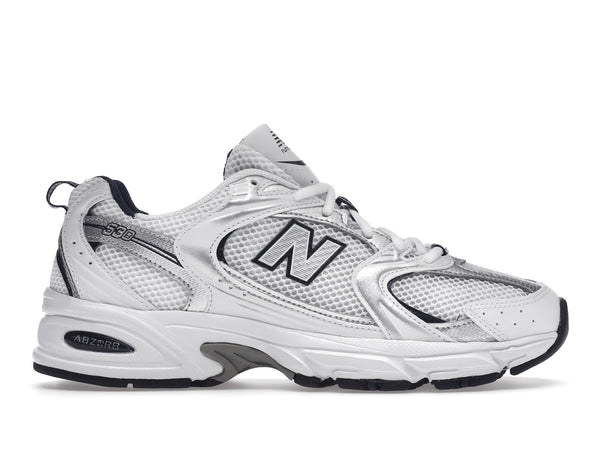 New Balance 530 Blanc Argent Bleu Marine
