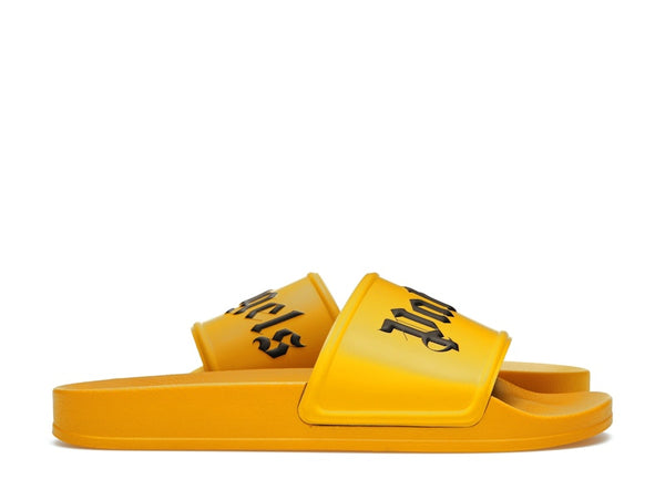 Claquettes de piscine Palm Angels Jaune Noir