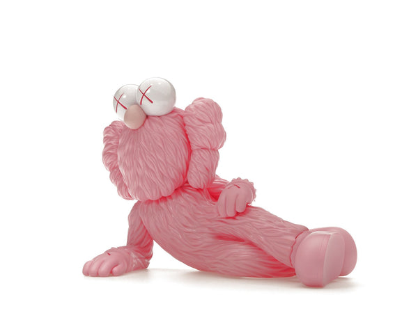 Figurine en vinyle KAWS TIME OFF rose