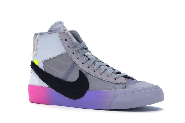 Nike Blazer Mid Off-White Gris Loup Serena Queen