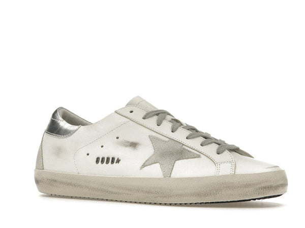 Golden Goose Super-Star Blanc Argent 