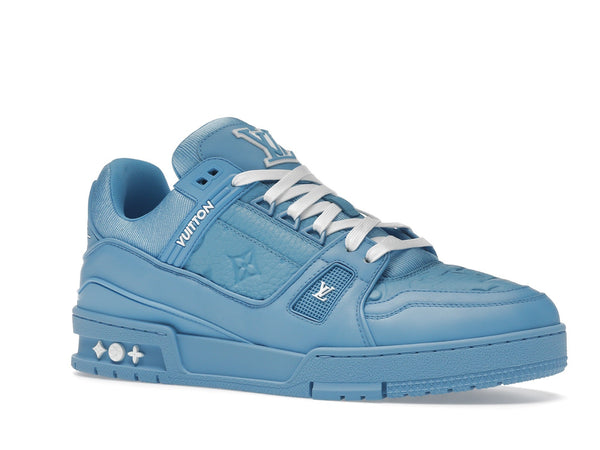 Baskets Louis Vuitton Monogramme Bleu Gaufré