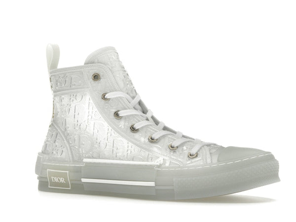 Dior B23 High Top Blanc Oblique en relief