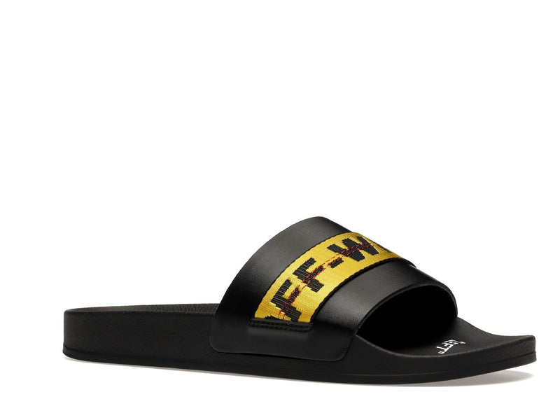 Sandales industrielles OFF-WHITE noires et jaunes