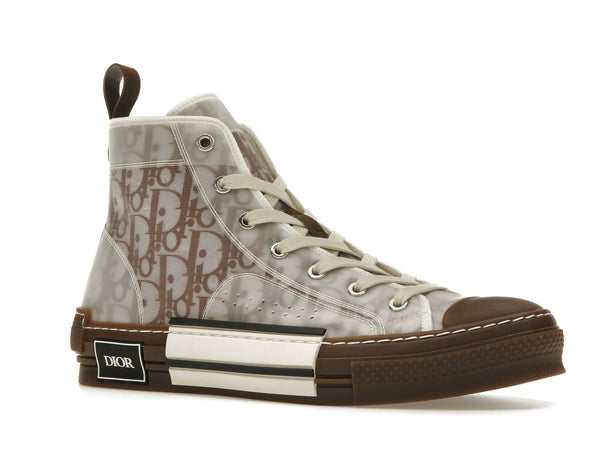 Dior B23 High Top Café Blanc Dior Oblique