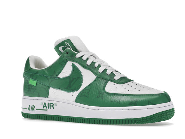 Louis Vuitton Nike Air Force 1 Low par Virgil Abloh Blanc Vert