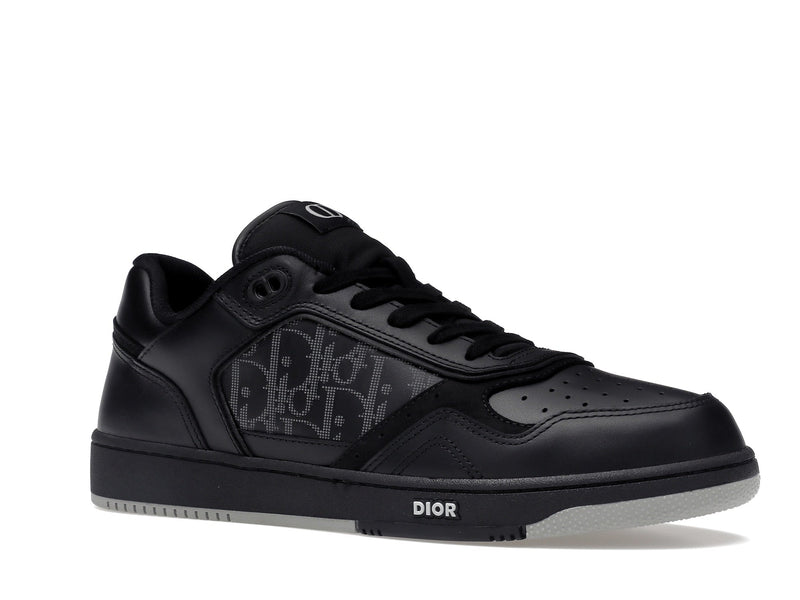 Dior B27 Low Noir Dior Oblique Galaxy Cuir Gris