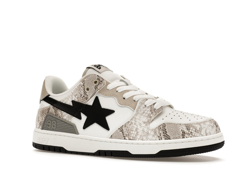 A Bathing Ape Sk8 Sta #1 Beige Schlangenhaut 