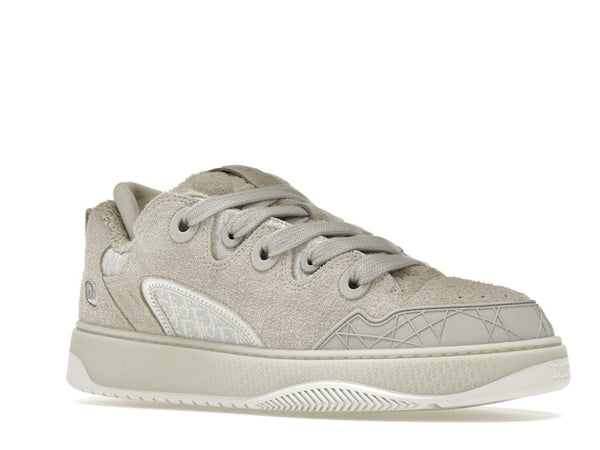 Dior B9S Skater ERL Daim Crème avec Jacquard Dior Oblique Blanc et Crème