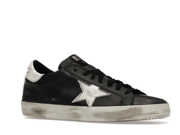 Golden Goose Super-Star Cuir Noir Blanc 