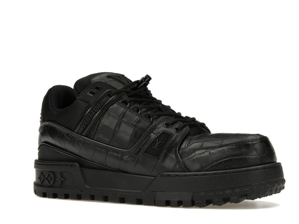 Baskets Louis Vuitton LV Trainer Maxi noires