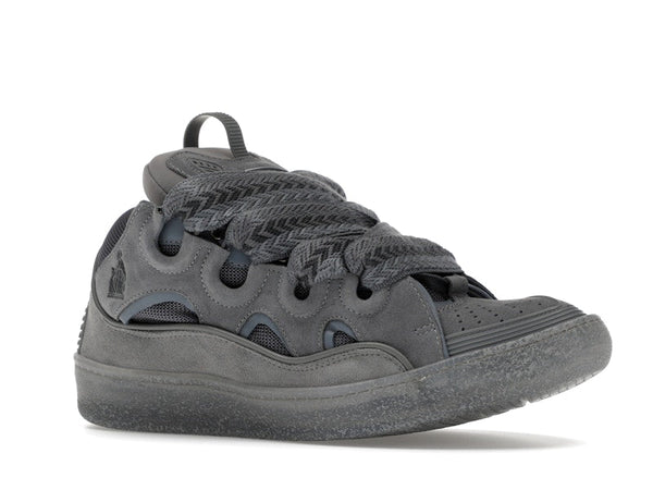 Lanvin Cuir Curb Effet Moucheté Gris Clair 