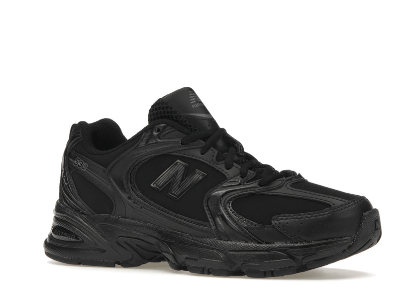 New Balance 530 Triple Black Cuir