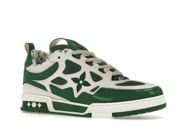 Baskets de skate Louis Vuitton LV Vert Blanc