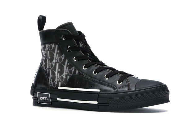 Dior B23 High Top Canvas Oblique Noir