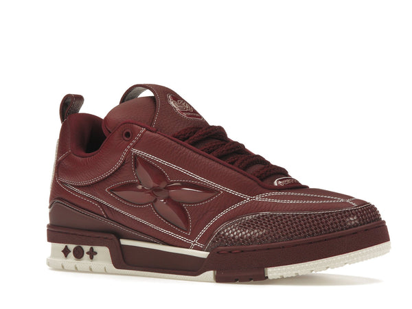 Baskets de skate Louis Vuitton LV Bordeaux Rouge