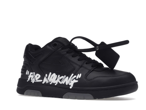 OFF-WHITE Out Of Office OOO « For Walking » Baskets basses Noir Blanc 