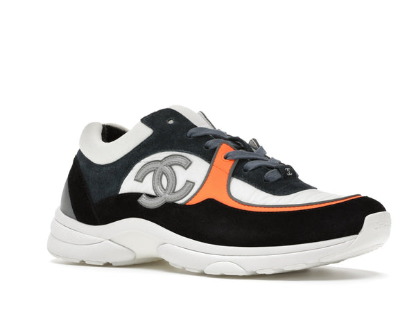 Chanel Low Top Sneaker CC Weiß Marine