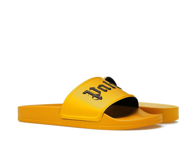 Claquettes de piscine Palm Angels Jaune Noir