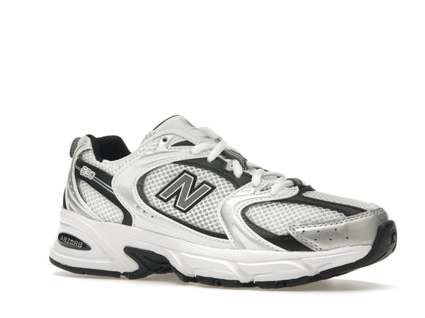 New Balance 530 Blanc Argent Métallisé Noir