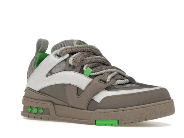 Baskets de skate Louis Vuitton LV Gris Vert