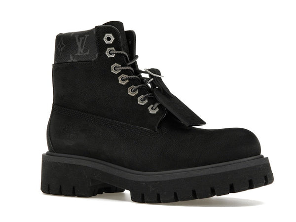 Bottines Louis Vuitton Timberland 6 pouces noires