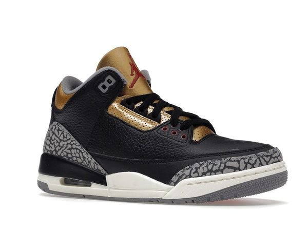 Jordan 3 Retro Noir Ciment Or