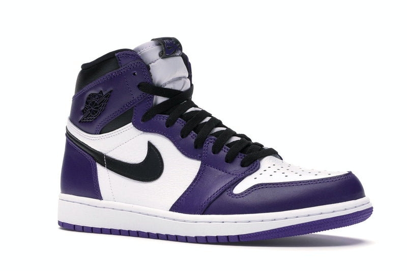 Jordan 1 Retro High Court Violet Blanc