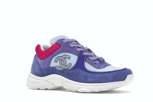 Chanel Low Top Sneaker CC Elfenbeinblau