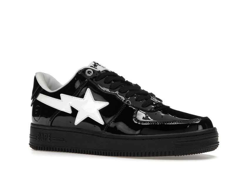A Bathing Ape Bape Sta #2 Schwarzes Patent 