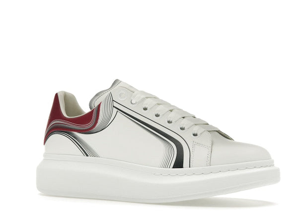Alexander McQueen Oversized Weißer Granat