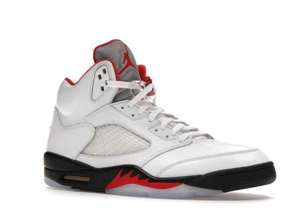Jordan 5 Retro Fire Red Languette Argentée (2020)