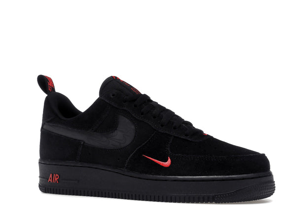 Nike Air Force 1 Low Multi-Swoosh Noir Cramoisi