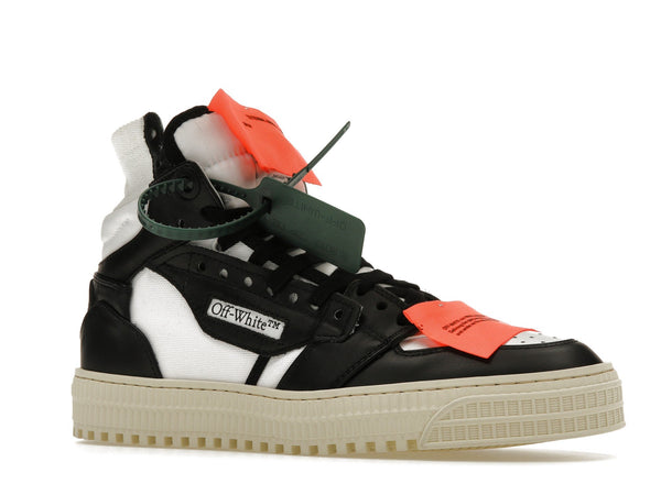 OFF-WHITE Off Court 3.0 Cuir Toile Noir Blanc 