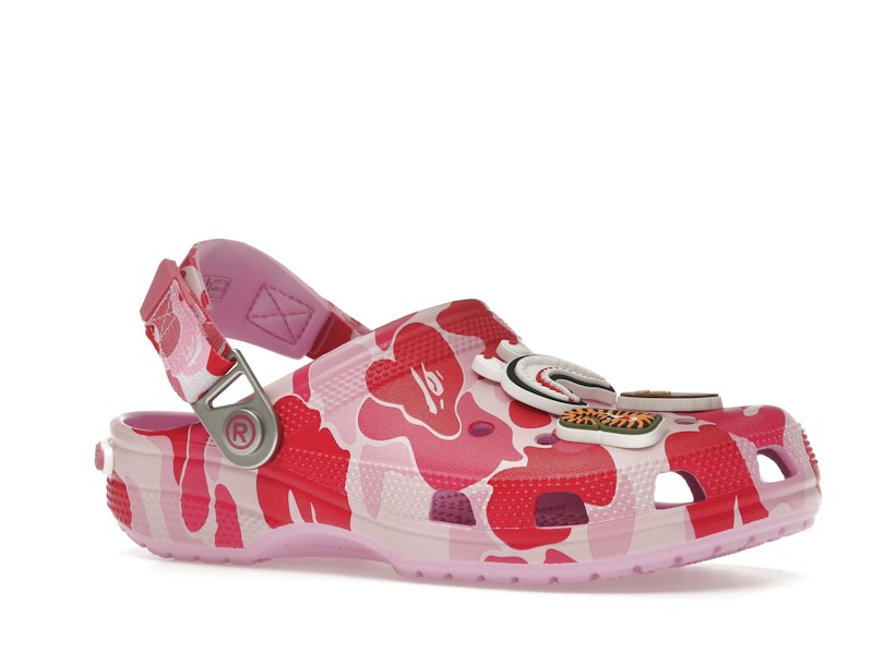 Crocs Classic Clog A Bathing Ape ABC Camo Rose