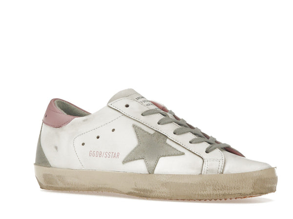 Golden Goose Super-Star Blanc Rose Clair (Femme) 