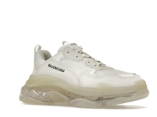 Balenciaga Triple S à semelle transparente blanche