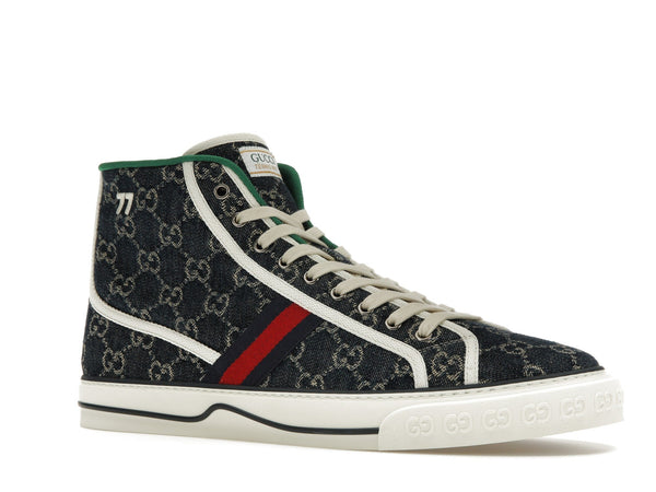 Baskets montantes Gucci Tennis 1977 bleues