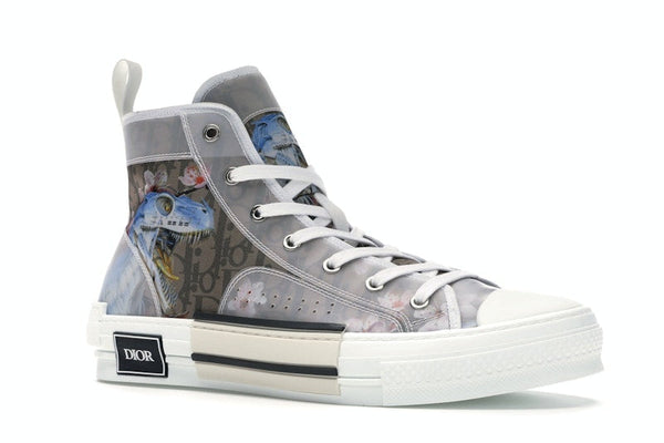 Dior B23 High Canvas Sorayama Dinosaure Marron
