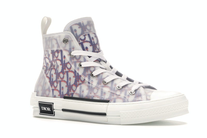 Dior B23 High Top Rouge Bleu Oblique