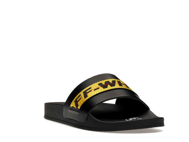 Sandales industrielles OFF-WHITE noires et jaunes